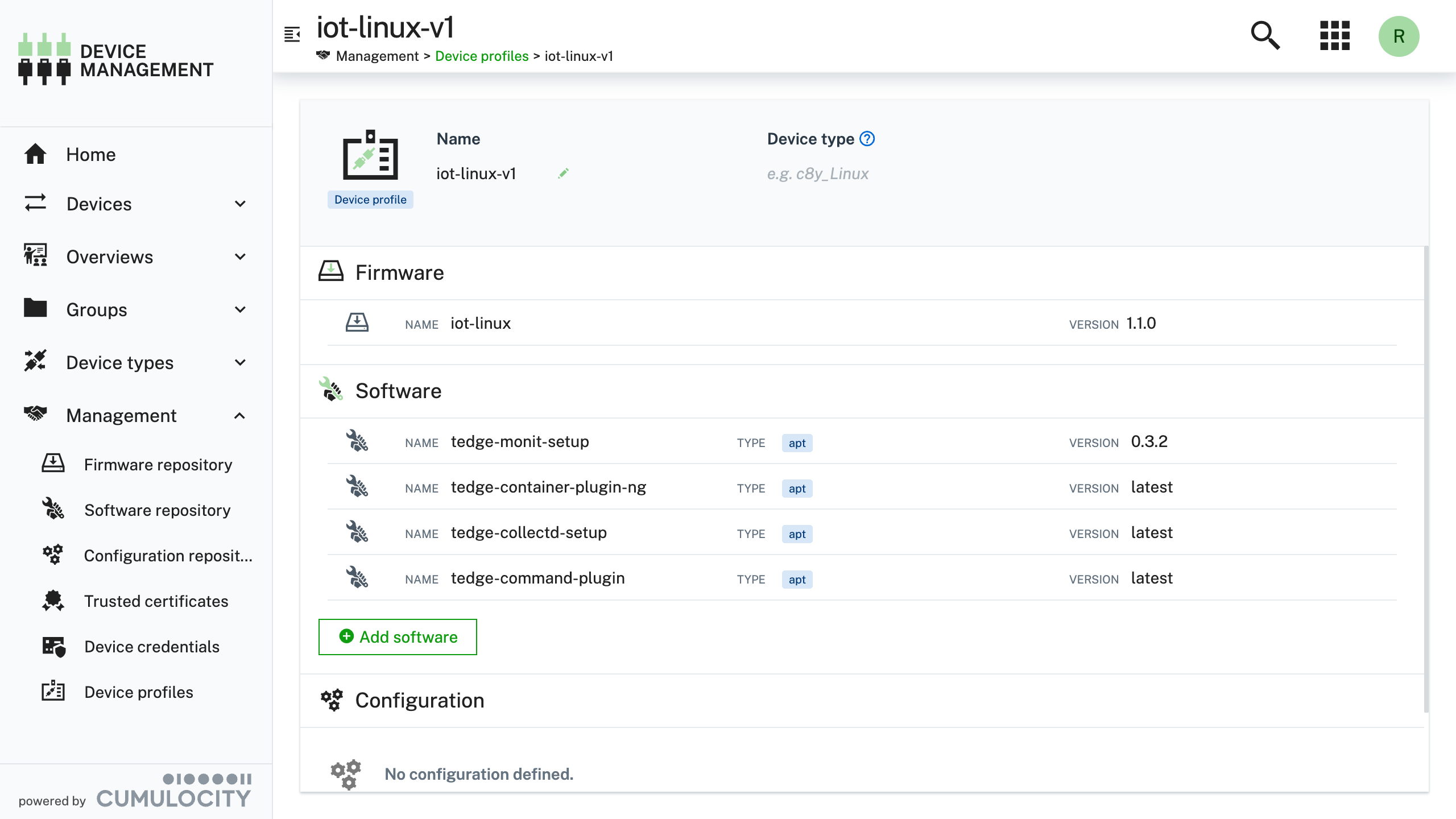 Add software