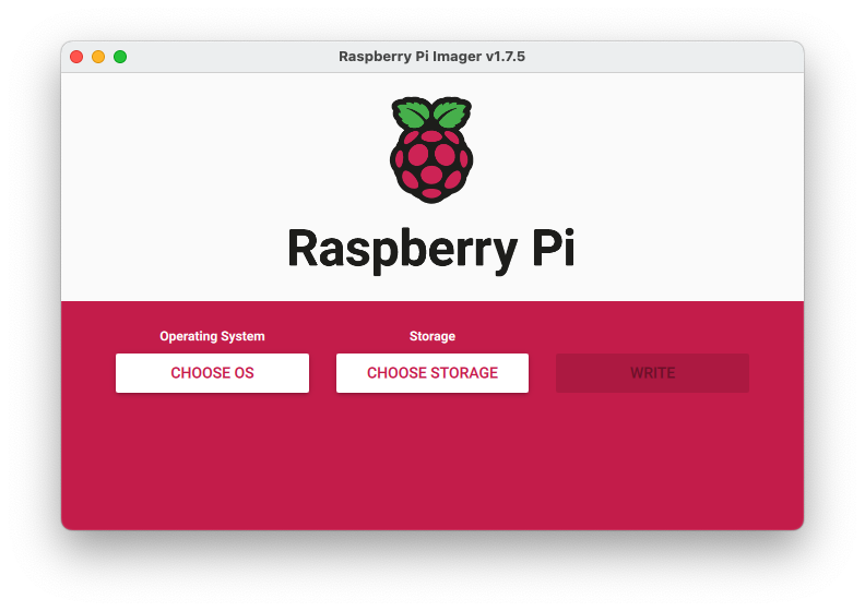 Open Raspberry Pi Imager